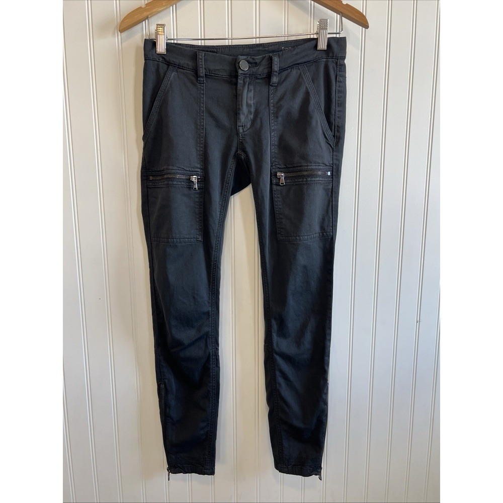 BlankNYC Pants Faded Black Women Size 25 Skinny Zippers‎
